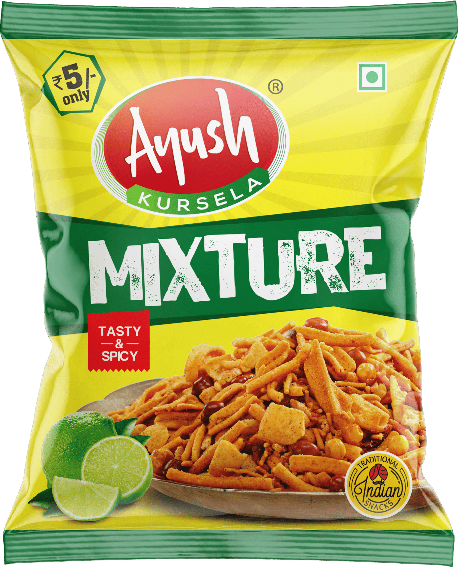 Ayush Kursela Mixture – Crunchy & Spicy Indian Namkeen | Authentic Desi Snack Mix
